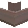 Brand new 👍 Amerimax Gutters 7.5-in x 7.5-in Brown K Style Gutter Outside Corner 👏 -Roofing shop online 00243932