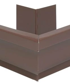 Brand new 👍 Amerimax Gutters 7.5-in x 7.5-in Brown K Style Gutter Outside Corner 👏