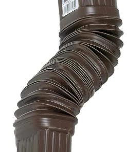 Deals ⭐ Amerimax Downspouts & Components FLEX-ELBOW Vinyl 2-in Brown Front Elbow 😍