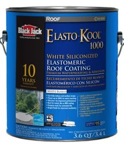 Best Sale βοΈ BLACK JACK Roof Coatings Elasto-Kool 1000 3.6-quart Elastomeric Reflective Roof Coating (10-year Limited Warranty) π€©