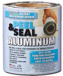 Promo 🌟 Peel & Seal Flashings Instant Waterproof Repairs 6-in x 25-ft Aluminum Roll Flashing 🔥