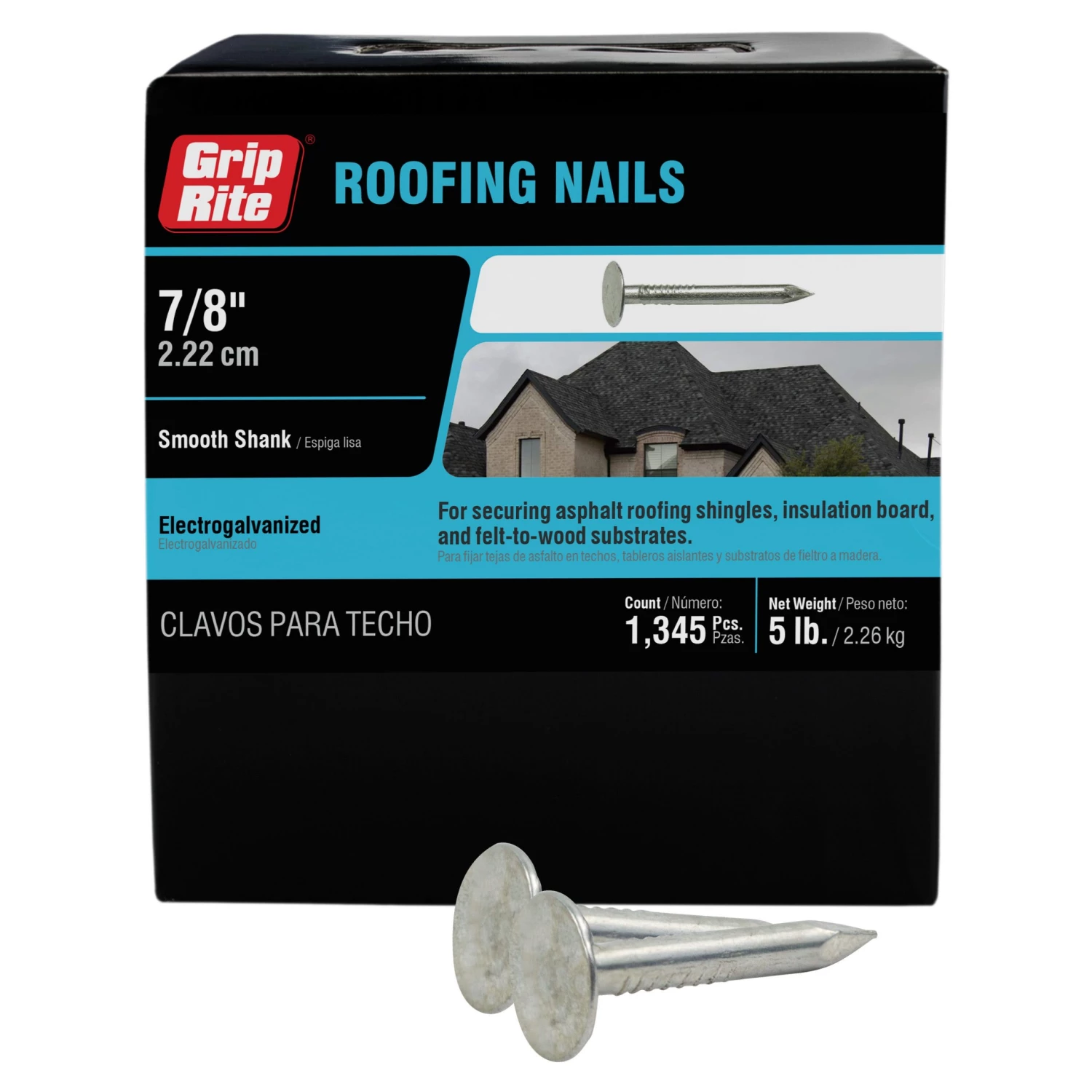 Cheap π Grip-Rite 11-Gauge Electro-Galvanized Steel Roofing Nails (5-lbs) π 3 Cheap π Grip-Rite 11-Gauge Electro-Galvanized Steel Roofing Nails (5-lbs) π