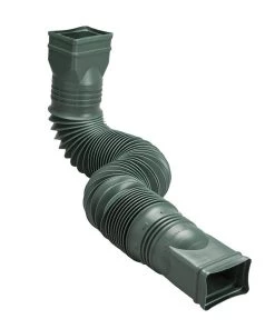 Top 10 ❤️ Amerimax Downspouts & Components FLEX-A-SPOUT Vinyl 24-in Green Downspout Extension 🎁