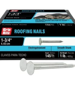 Buy ✔️ Grip-Rite 11-Gauge Electro-Galvanized Steel Roofing Nails (1-lb) ⌛