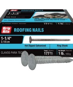 Wholesale ❤️ Grip-Rite 11-Gauge Hot-Dipped Galvanized Steel Roofing Nails (1-lb) 👏