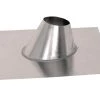 Best Pirce 🌟 Selkirk Flashings Gas vent flashing 17-in x 15-in Silver Galvanized Steel Step Flashing 👍 -Roofing shop online 00534599