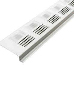 Best Pirce 🔥 Air Vent Soffit Vents 96-in x 2.75-in White Aluminum Soffit Vent 🔔