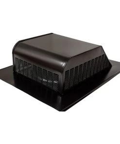 Brand new ⭐ Air Vent Roof Louvers Black Galvanized Steel Slant-Back Roof Louver ✨