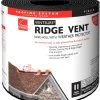 Budget 🧨 Owens Corning Roof Ridge Vents VentSure 11-in x 240-in Black Plastic Roll Roof Ridge Vent 😀 -Roofing shop online 00602652