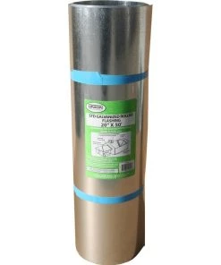 Cheapest ✔️ Union Corrugating Flashings 20-in x 50-ft Galvanized Steel Roll Flashing 🤩