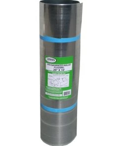 Best deal 🎉 Union Corrugating Flashings 20-in x 10-ft Galvanized Steel Roll Flashing 🔔