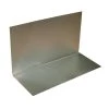 Cheapest 🎁 Union Corrugating Flashings 3-in x 4-in Silver Aluminum Step Flashing ❤️ -Roofing shop online 00764582