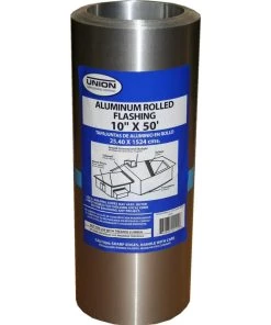 Coupon 🛒 Union Corrugating Flashings 10-in x 50-ft Aluminum Roll Flashing 🧨