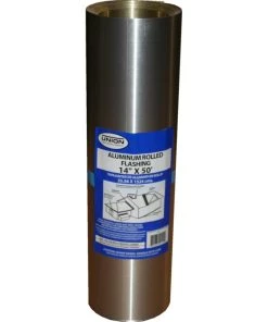 Deals ⌛ Union Corrugating Flashings 14-in x 50-ft Aluminum Roll Flashing ❤️