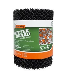 Cheapest 🛒 Frost King Gutter Parts & Accessories Plastic Half Round (6-in x 20-ft) Gutter Guard 🎁