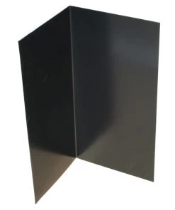 Cheap 😍 Union Corrugating Flashings 4-in x 4-in Black Aluminum Step Flashing 🛒
