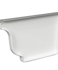 Best Sale ❤️ Amerimax Gutter Parts & Accessories Aluminum K Style (Right) End Cap 🧨