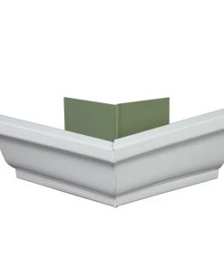 Discount 💯 Amerimax Gutters 10-in x 10.25-in White K Style Gutter Outside Corner 🤩