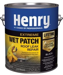 Best reviews of 😍 Henry Company Roof Sealants Extreme Wet Patch 1-Gallon Waterproofer Elastomeric Cement Roof Sealant ✔️