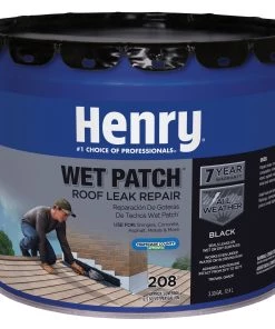 Budget 😀 Henry Company Roof Coatings Wet Patch 3-Gallon Waterproofer Cement Roof Sealant 💯