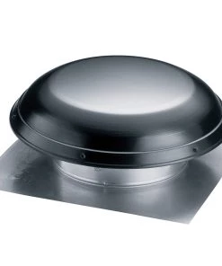 Best deal 💯 Air Vent Power Roof Vents 1,500-CFM Black Galvanized Steel Electric Power Roof Vent ⌛ -Roofing shop online 04367276