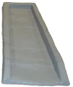 Wholesale 💯 Creative Plastic Concepts Downspouts & Components Stone Design Splash Block Plastic 23.5-in Gray Splash Block ✨