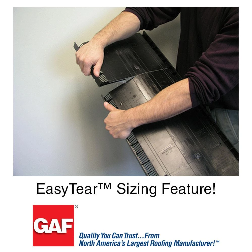 Flash Sale π GAF Roof Ridge Vents Cobra Ridge Vent 3 13.7-in x 48-in Black Plastic Stick Roof Ridge Vent π 4 Flash Sale π GAF Roof Ridge Vents Cobra Ridge Vent 3 13.7-in x 48-in Black Plastic Stick Roof Ridge Vent π - Image 2