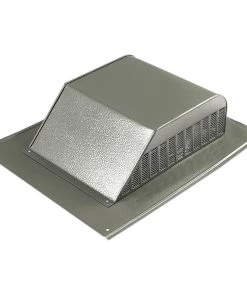 Coupon ⭐ Master Flow Roof Louvers 60 NFA Weatherwood Galvanized Steel Slant-Back Roof Louver 🤩