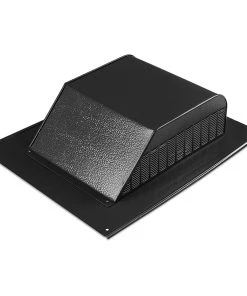 Budget 👍 Master Flow Roof Louvers 60 NFA Black Galvanized Steel Slant-Back Roof Louver 🌟