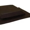 Flash Sale ⌛ Master Flow Roof Louvers 37 NFA Brown Plastic Slant-Back Roof Louver 🤩 -Roofing shop online 05016348