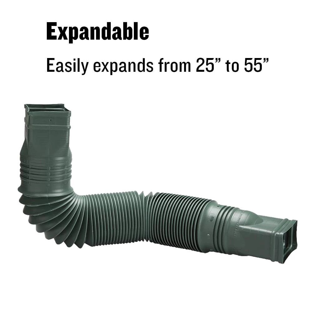 Top 10 β€οΈ Amerimax Downspouts & Components FLEX-A-SPOUT Vinyl 24-in Green Downspout Extension π 4 Top 10 β€οΈ Amerimax Downspouts & Components FLEX-A-SPOUT Vinyl 24-in Green Downspout Extension π - Image 2