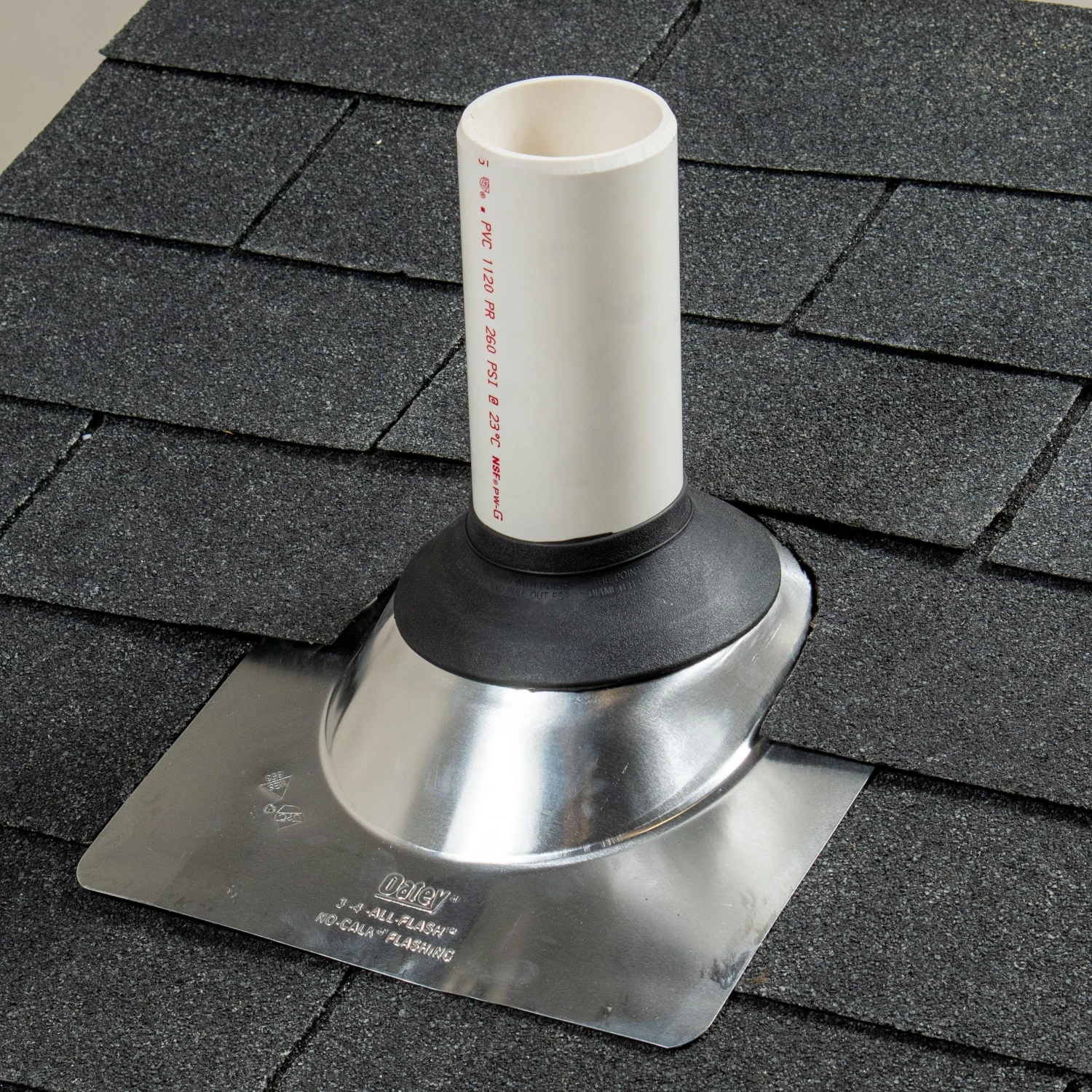 Promo π Oatey Flashings Aluminum No-Calk Flashing 3-in To 4-in x 15.5-in Aluminum Vent and Pipe Flashing π 4 Promo π Oatey Flashings Aluminum No-Calk Flashing 3-in To 4-in x 15.5-in Aluminum Vent and Pipe Flashing π - Image 2