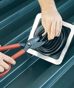 Deals 🔔 Oatey Flashings Galvanized Master Flashing 5-3/4-in x 8-in Galvanized Steel Vent and Pipe Flashing 😍 -Roofing shop online 05103515