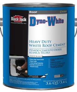 Flash Sale π BLACK JACK Roof Sealants Dyno-White 3.6 Quart(S) Cement Roof Sealant π§¨