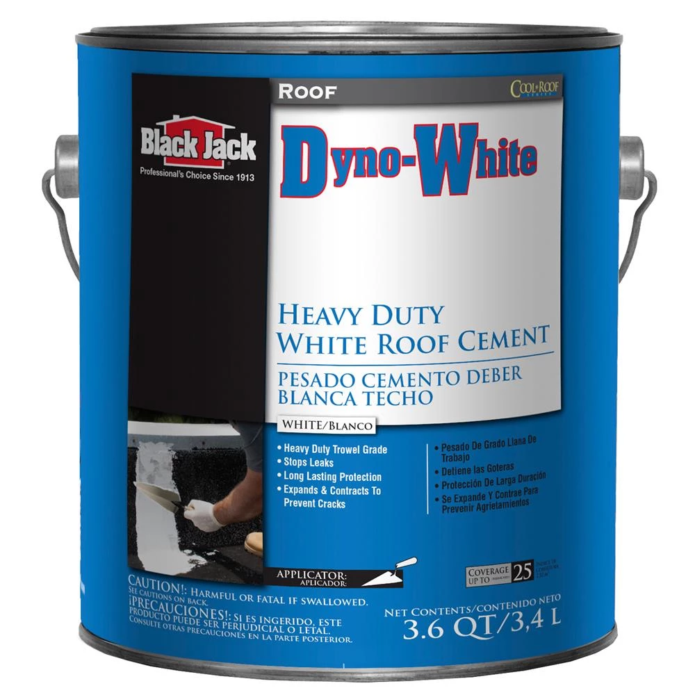 Flash Sale π BLACK JACK Roof Sealants Dyno-White 3.6 Quart(S) Cement Roof Sealant 𧨠3 Flash Sale π BLACK JACK Roof Sealants Dyno-White 3.6 Quart(S) Cement Roof Sealant π§¨