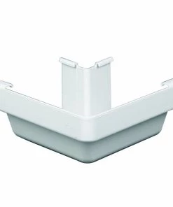 Best deal 🔥 Amerimax Gutters Traditional 5-in x 6.25-in White K Style Gutter Outside Corner 😀