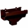 New 😀 Amerimax Gutters Traditional 5-in x 6.25-in Brown K Style Gutter Drop Outlet 😍 -Roofing shop online 07985663