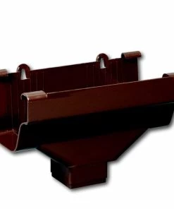 New 😀 Amerimax Gutters Traditional 5-in x 6.25-in Brown K Style Gutter Drop Outlet 😍