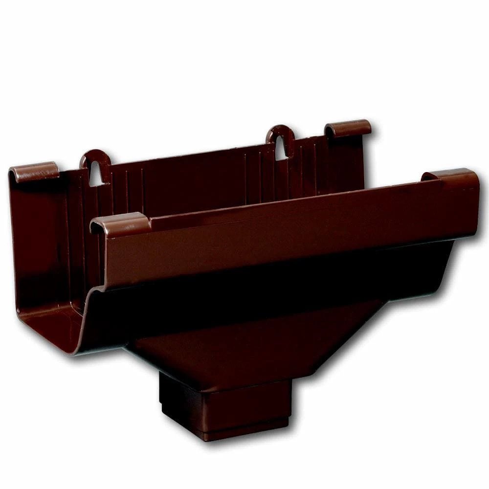 New π Amerimax Gutters Traditional 5-in x 6.25-in Brown K Style Gutter Drop Outlet π 3 New π Amerimax Gutters Traditional 5-in x 6.25-in Brown K Style Gutter Drop Outlet π