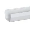 Cheapest ⭐ Amerimax Gutters Contemporary 4-in x 120-in White Half Round Gutter 🎉 -Roofing shop online 07985668