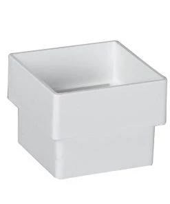 New ✔️ Amerimax Downspouts & Components Contemporary Vinyl 2.625-in White Downspout Extension 👍