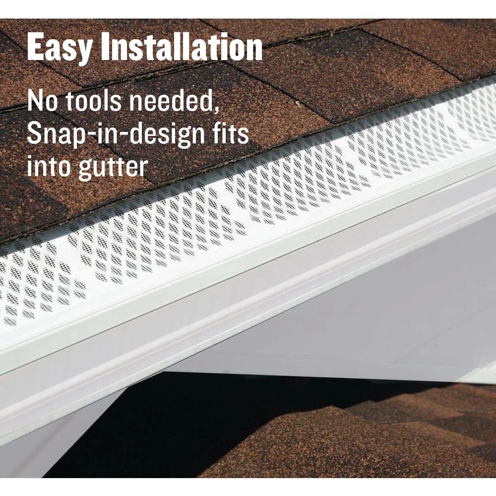 Brand new π― Amerimax Gutter Parts & Accessories Snap-In Gutter Filter PVC K Style (6.5-in x 3-ft) Gutter Guard Screen β€οΈ 4 Brand new π― Amerimax Gutter Parts & Accessories Snap-In Gutter Filter PVC K Style (6.5-in x 3-ft) Gutter Guard Screen β€οΈ - Image 2