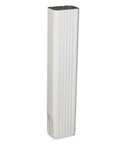 Buy 👍 Amerimax Downspouts & Components Aluminum 2.188-in White Downspout Extension 🌟