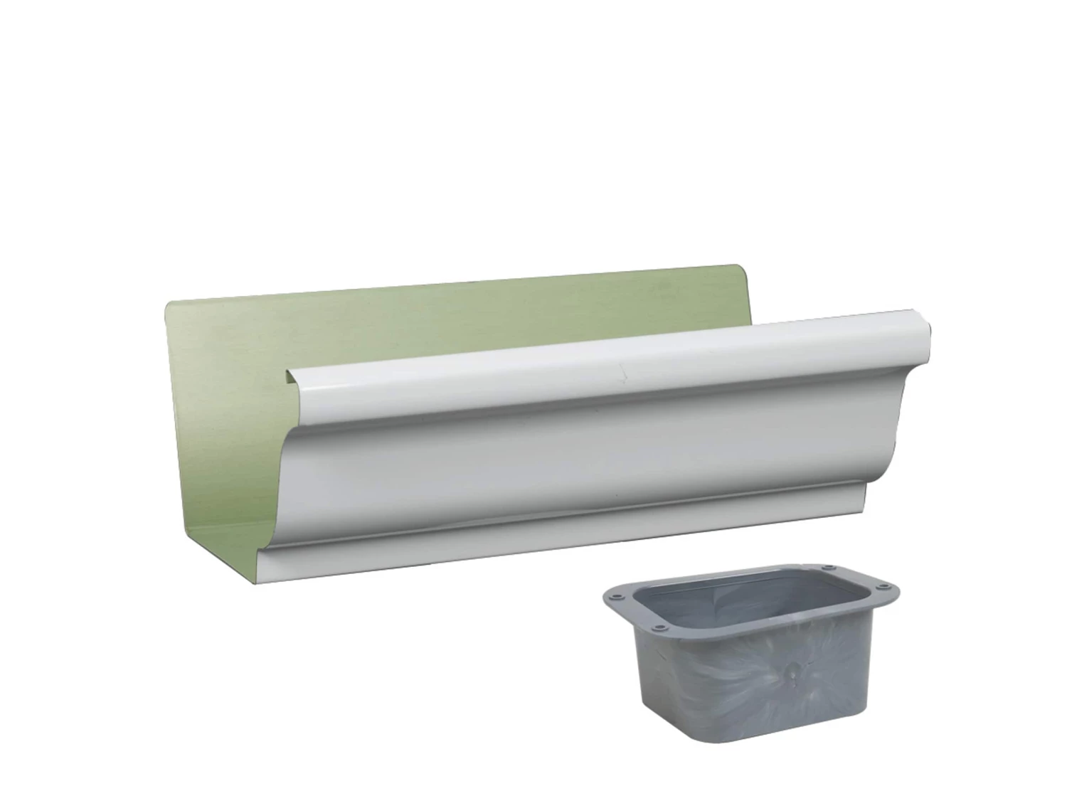 Wholesale 𧨠Amerimax Gutters 5.5-in x 10.5-in White K Style Gutter End with Drop π 2 Wholesale 𧨠Amerimax Gutters 5.5-in x 10.5-in White K Style Gutter End with Drop π