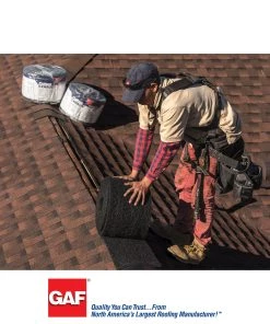 Brand new 🔔 GAF Roof Ridge Vents Cobra Exhaust Vent 10.5-in x 240-in Black Composite Roll Roof Ridge Vent 🧨 -Roofing shop online 08925596