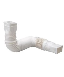 Hot Sale π Amerimax Downspouts & Components FLEX-A-SPOUT Vinyl 24-in White Downspout Extension π