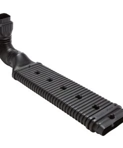 Best deal 🔥 Amerimax Downspouts & Components StealthFlow Low Profile Ext Kit Vinyl 24.5-in Black Downspout Extension 👍