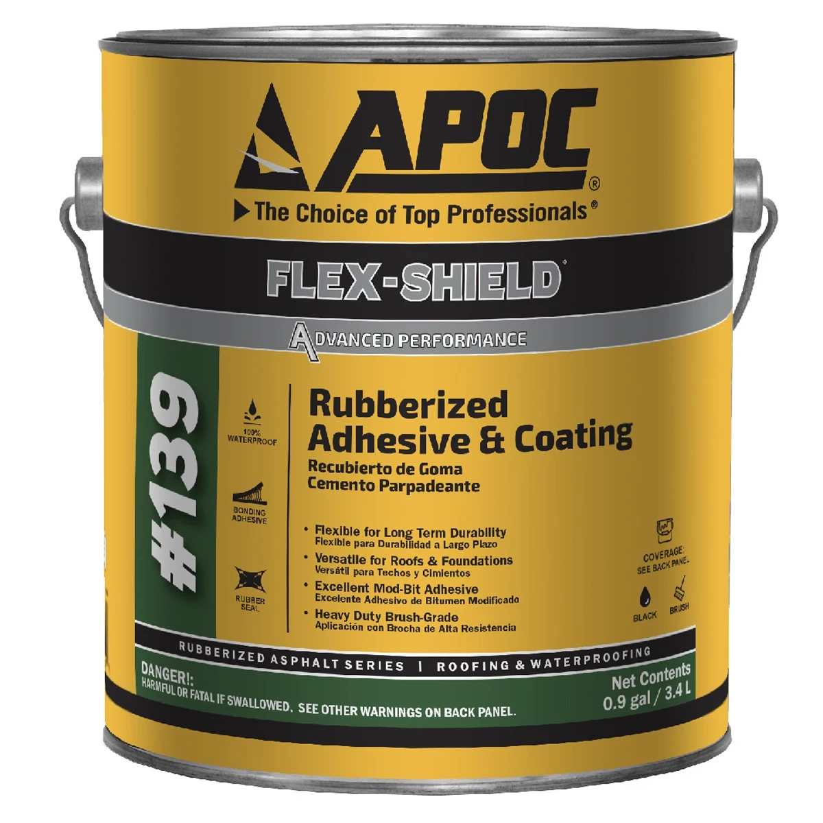 Budget π APOC Roof Coatings Flex-Shield ULTRA 0.9-Gallon Waterproof Roof Sealant π 3 Budget π APOC Roof Coatings Flex-Shield ULTRA 0.9-Gallon Waterproof Roof Sealant π