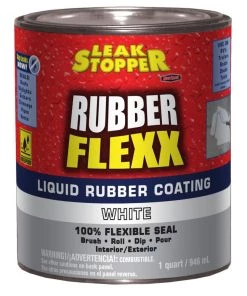 Brand new 💯 LEAK STOPPER Roof Coatings Rubber Flexx 1-Quart Waterproof Roof Sealant ✨