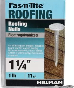 Discount 😍 Fas-n-Tite 11-Gauge Electro-Galvanized Roofing Nails (1-lb) 😍 -Roofing shop online 10408976